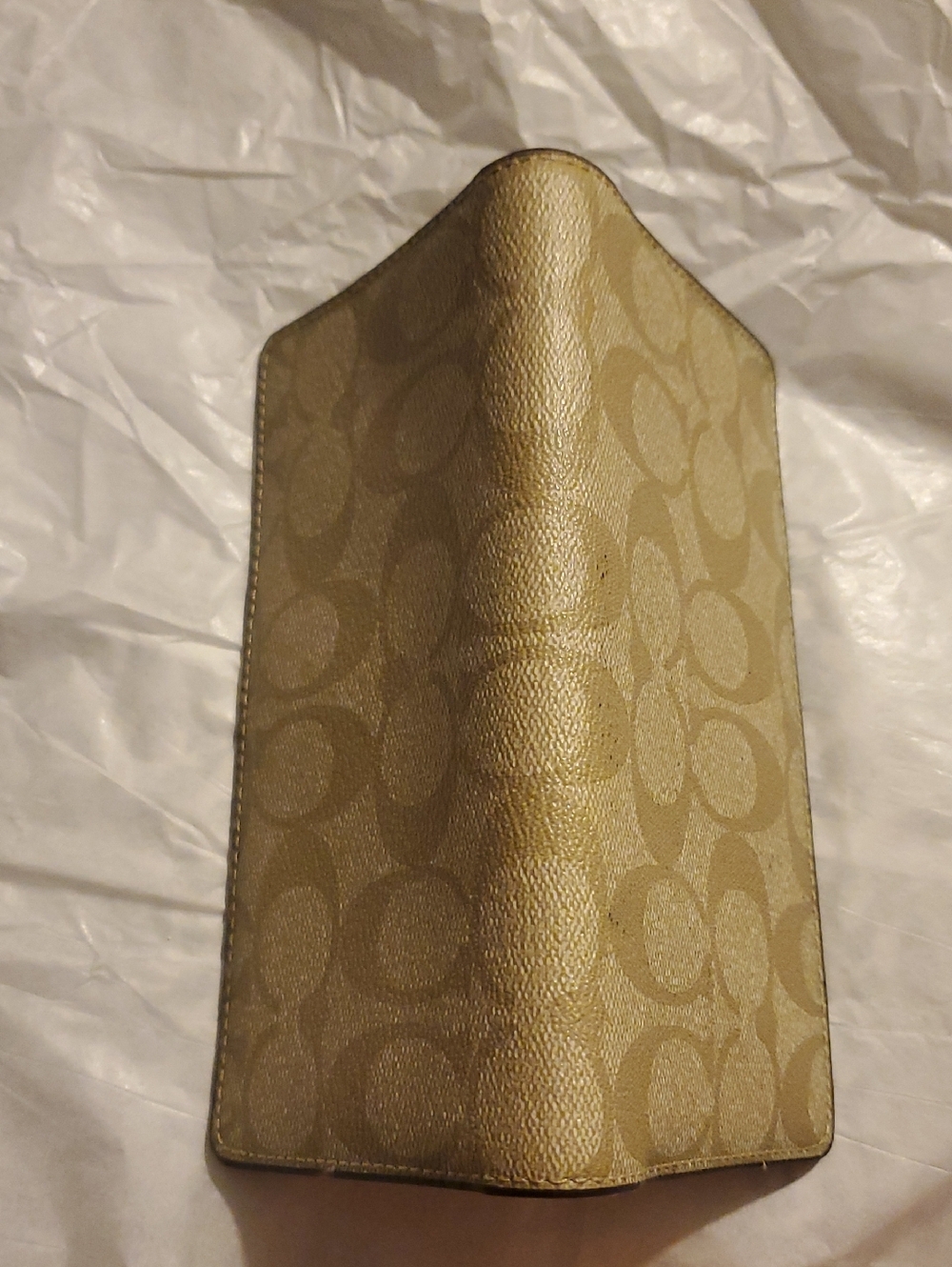 Coach Signature Checkbook Cover - Picture 2 of 5